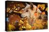 Autumn Leaves and Wolf-Gordon Semmens-Stretched Canvas