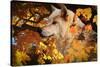 Autumn Leaves and Wolf-Gordon Semmens-Stretched Canvas