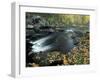 Autumn Leaves at Packers Falls on the Lamprey River, New Hampshire, USA-Jerry & Marcy Monkman-Framed Photographic Print