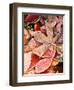 Autumn leaves on the ground, covered in frost.-Stuart Westmorland-Framed Photographic Print