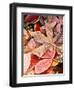 Autumn leaves on the ground, covered in frost.-Stuart Westmorland-Framed Photographic Print