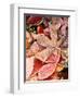 Autumn leaves on the ground, covered in frost.-Stuart Westmorland-Framed Photographic Print