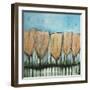 Autumn Leaves Snow Dusting-Tim Nyberg-Framed Giclee Print