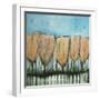 Autumn Leaves Snow Dusting-Tim Nyberg-Framed Giclee Print