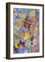 Autumn Leaves V-Sharon Pitts-Framed Giclee Print