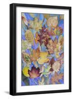 Autumn Leaves V-Sharon Pitts-Framed Giclee Print
