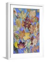 Autumn Leaves V-Sharon Pitts-Framed Giclee Print