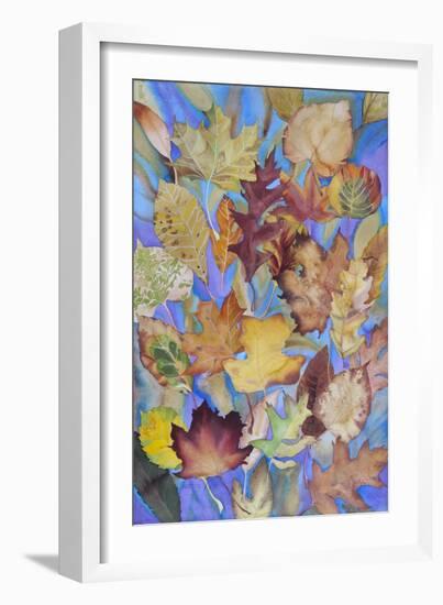 Autumn Leaves V-Sharon Pitts-Framed Giclee Print