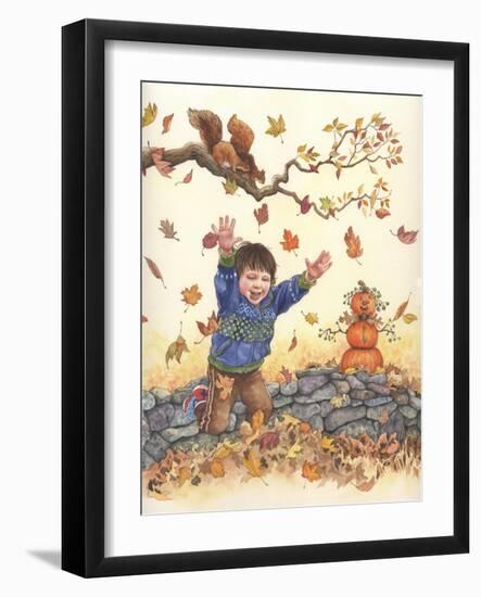 Autumn Leaves-Wendy Edelson-Framed Giclee Print