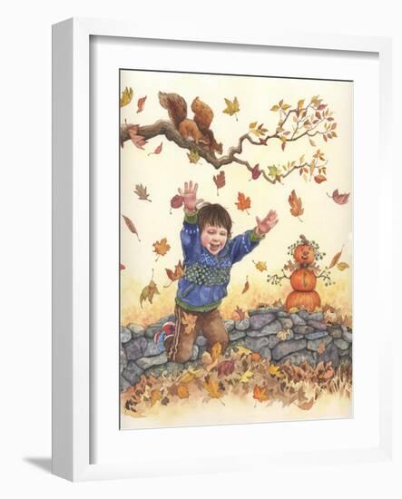 Autumn Leaves-Wendy Edelson-Framed Giclee Print