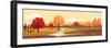 Autumn Long Banner.-Ivanova Nataliia-Framed Photographic Print