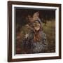 Autumn Masquerade-Monique-Framed Photographic Print