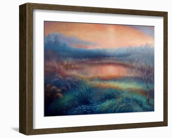 Autumn Mist, 2018-Lee Campbell-Framed Giclee Print