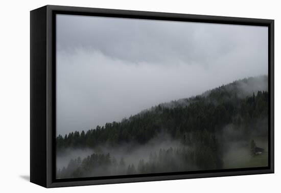 Autumn mood in the mountains, Grisons,  Switzerland-Christine Meder stage-art.de-Framed Stretched Canvas