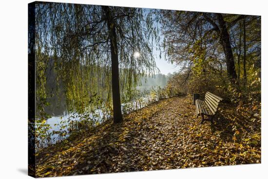 Autumn Mood on a River-Falk Hermann-Stretched Canvas