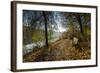 Autumn Mood on a River-Falk Hermann-Framed Photographic Print