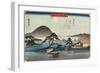 Autumn Moon at Seto, C. 1835-1836-Utagawa Hiroshige-Framed Giclee Print