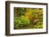 Autumn, Moon Bridge, Portland, Oregon, Usa-Michel Hersen-Framed Photographic Print