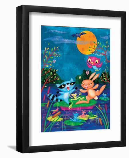 Autumn Moon - Humpty Dumpty-Elisa Chavarri-Framed Giclee Print