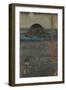 Autumn Moon Landscape.-Ando Hiroshige-Framed Art Print