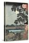 Autumn Moon over the Matsuchiyama Hill November 1861-null-Stretched Canvas