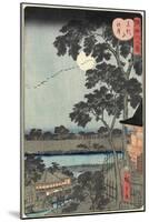 Autumn Moon over the Matsuchiyama Hill November 1861-null-Mounted Giclee Print