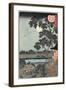 Autumn Moon over the Matsuchiyama Hill November 1861-null-Framed Giclee Print