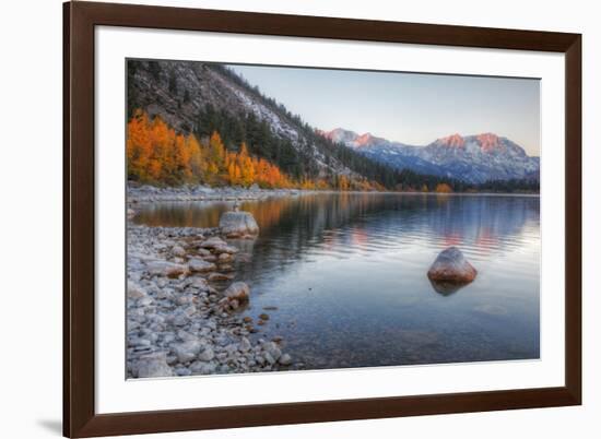 Autumn Morning at June Lake-Vincent James-Framed Photographic Print