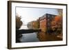 Autumn Morning at the Kingston Mill, New Jersey-George Oze-Framed Photographic Print