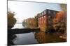 Autumn Morning at the Kingston Mill, New Jersey-George Oze-Mounted Photographic Print