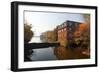 Autumn Morning at the Kingston Mill, New Jersey-George Oze-Framed Photographic Print