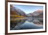 Autumn Morning, First Light, Convict Lake, Sierra Nevada-Vincent James-Framed Photographic Print