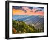 Autumn Morning in the Smoky Mountains National Park-Sean Pavone-Framed Photographic Print