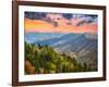 Autumn Morning in the Smoky Mountains National Park-Sean Pavone-Framed Photographic Print