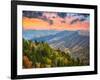 Autumn Morning in the Smoky Mountains National Park-Sean Pavone-Framed Photographic Print