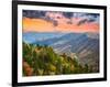 Autumn Morning in the Smoky Mountains National Park-Sean Pavone-Framed Photographic Print