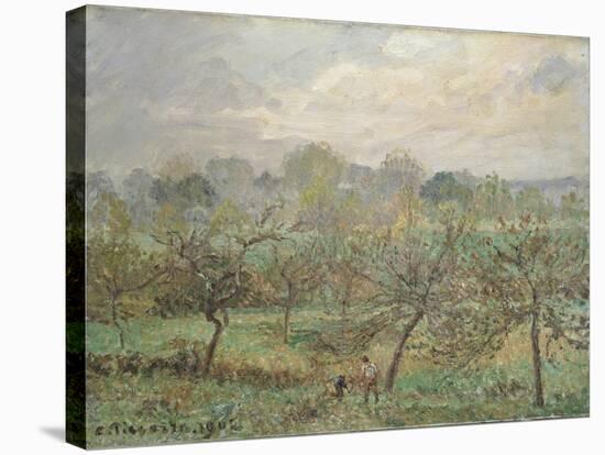 Autumn, Morning Mist, Éragny-Sur-Epte, 1902-Camille Pissarro-Stretched Canvas