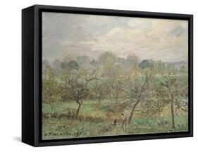 Autumn, Morning Mist, Éragny-Sur-Epte, 1902-Camille Pissarro-Framed Stretched Canvas