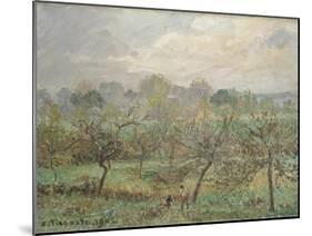 Autumn, Morning Mist, Éragny-Sur-Epte, 1902-Camille Pissarro-Mounted Giclee Print