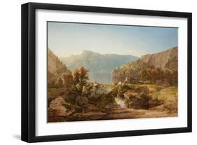 Autumn Morning on the Potomac, c.1860s-William Sonntag-Framed Giclee Print