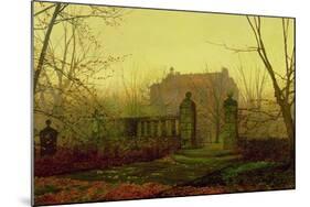 Autumn Morning-John Atkinson Grimshaw-Mounted Giclee Print
