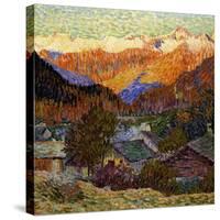 Autumn Morning-Giovanni Giacometti-Stretched Canvas