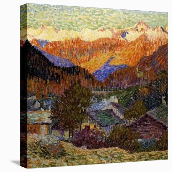 Autumn Morning-Giovanni Giacometti-Stretched Canvas