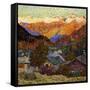 Autumn Morning-Giovanni Giacometti-Framed Stretched Canvas