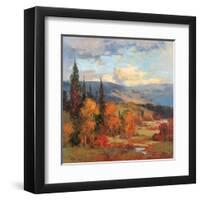 Autumn Mountains-K^ Park-Framed Art Print