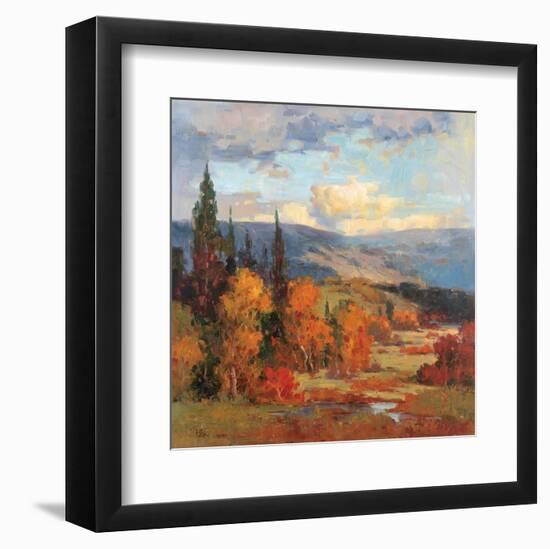 Autumn Mountains-K^ Park-Framed Art Print