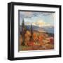 Autumn Mountains-K^ Park-Framed Art Print