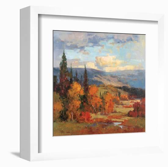 Autumn Mountains-K^ Park-Framed Art Print