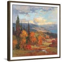 Autumn Mountains-K^ Park-Framed Art Print