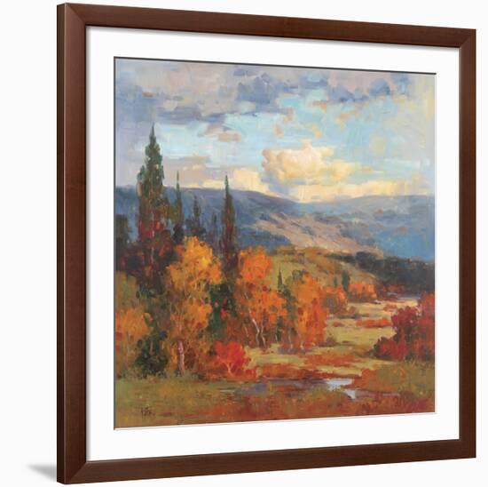 Autumn Mountains-K^ Park-Framed Art Print